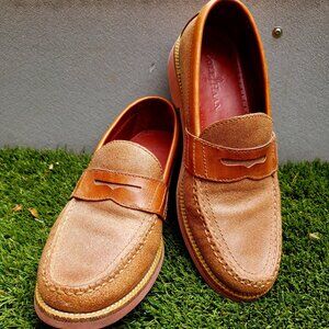 EUC COLE HAAN Nike Air Penny 2-tone LEATHER loafers (7)